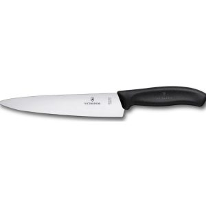 Nóż do porcjowania czarny 19 cm Victorinox - Swiss Classic