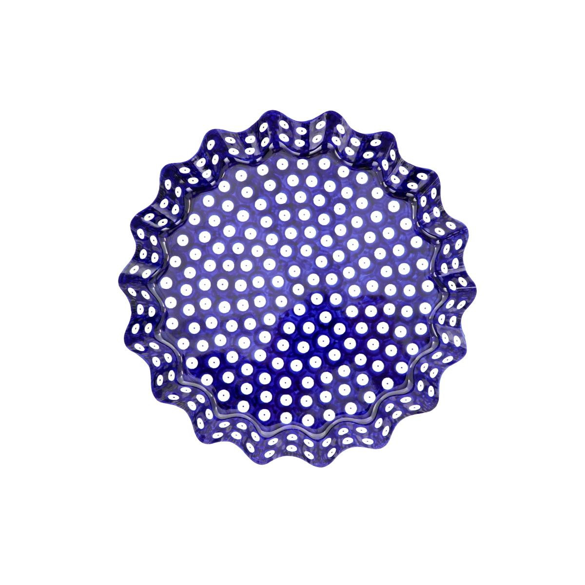 Talerz do zapiekania Bolesławiec GU-1331-42 Kropki