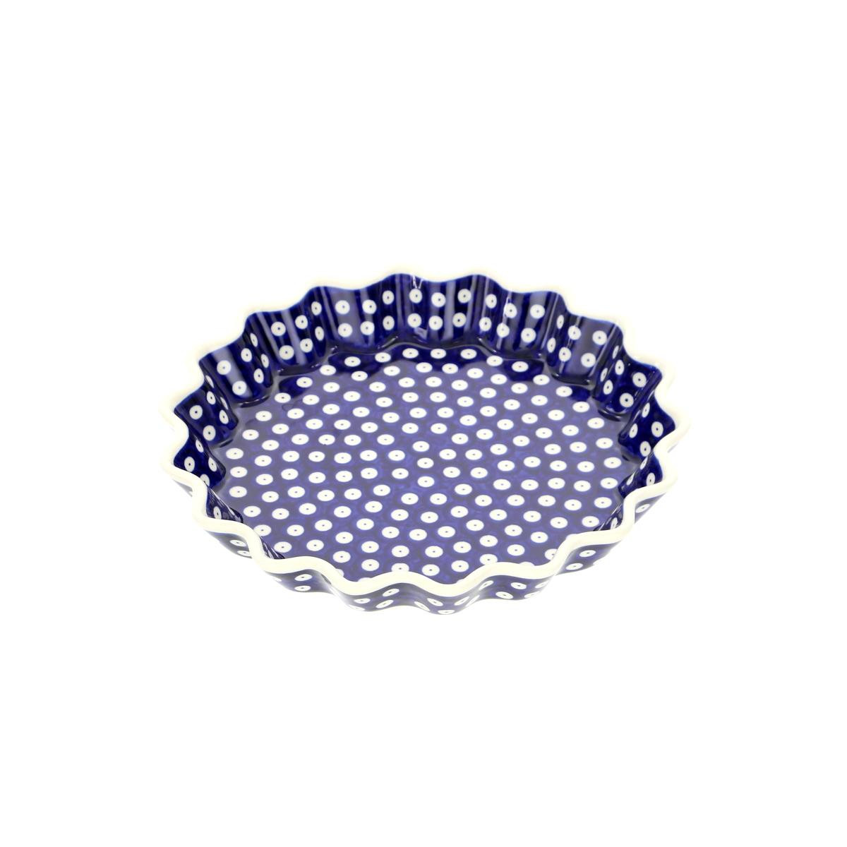 Talerz do zapiekania Bolesławiec GU-1331-42 Kropki