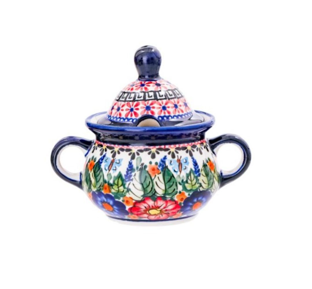 Cukiernica z uszami 350 ml dek. 149art - Bolesławiec
