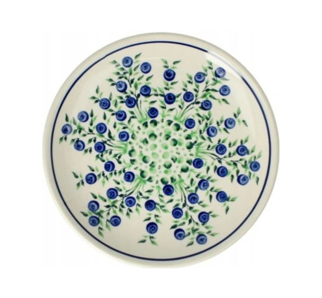 Talerz obiadowy 24 cm dek. 1208 - Bolesławiec