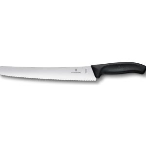 Nóż ząbkowany czarny do pieczywa 26 cm Victorinox - Swiss Classic