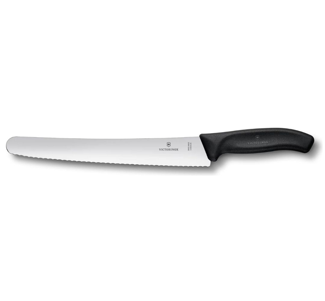 Nóż ząbkowany czarny do pieczywa 26 cm Victorinox - Swiss Classic
