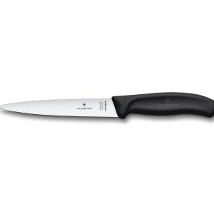 Nóż do filetowania czarny 16 cm Victorinox - Swiss Classic