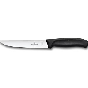Nóż do porcjowania czarny 15cm Victorinox - Swiss Classic