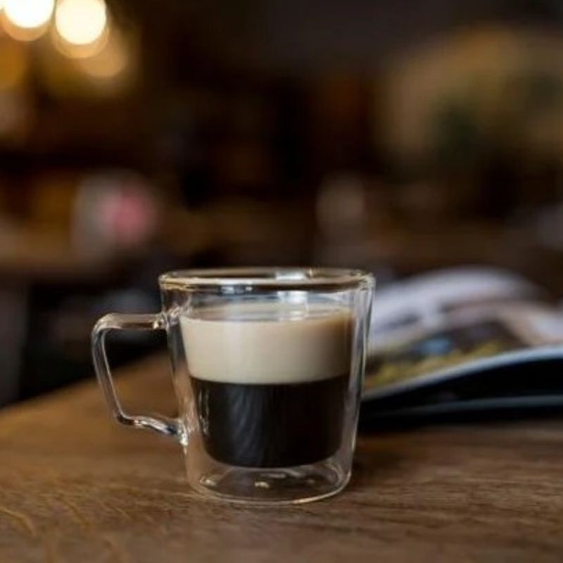 Komplet 2 szklanek z podwójną ścianką espresso 80 ml Vialli Design - Diva