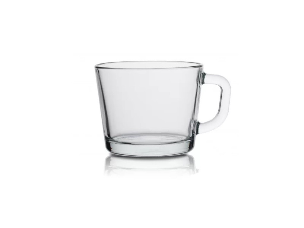 Komplet kubków z uchem 450ml/4szt - Trend Glass Lena