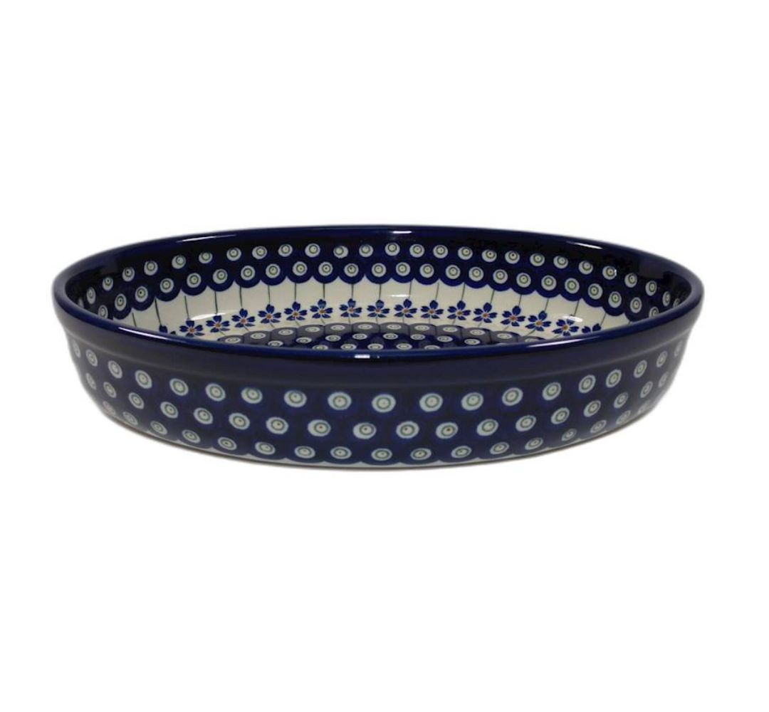 Półmisek owalny 27,5 cm dek. 166a - Bolesławiec