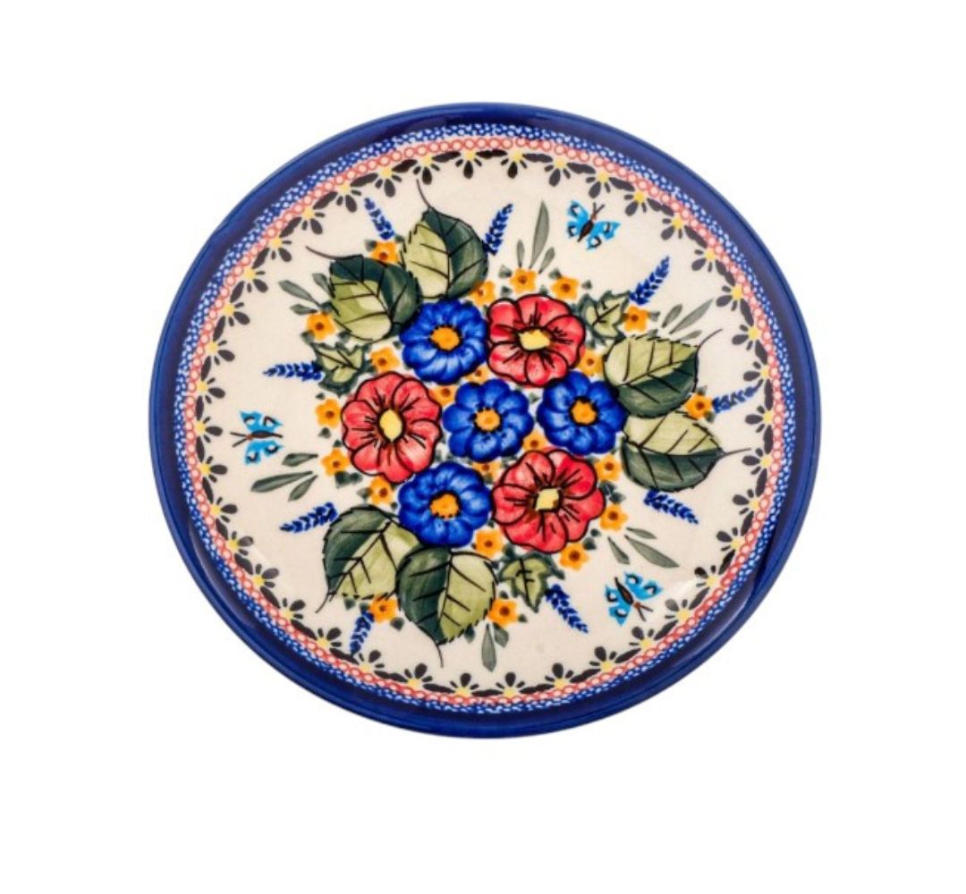 Talerz deserowy 19,5cm dek. 149art - Bolesławiec