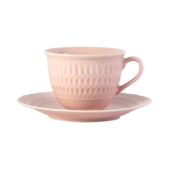 Filiżanka ze spodkiem 250 ml/15,7 cm Sofia Różowa