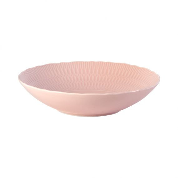 Talerz głęboki 22 cm Sofia Różowa
