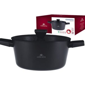 Garnek aluminiowy 24cm 4,4l Gerlach - Granitex