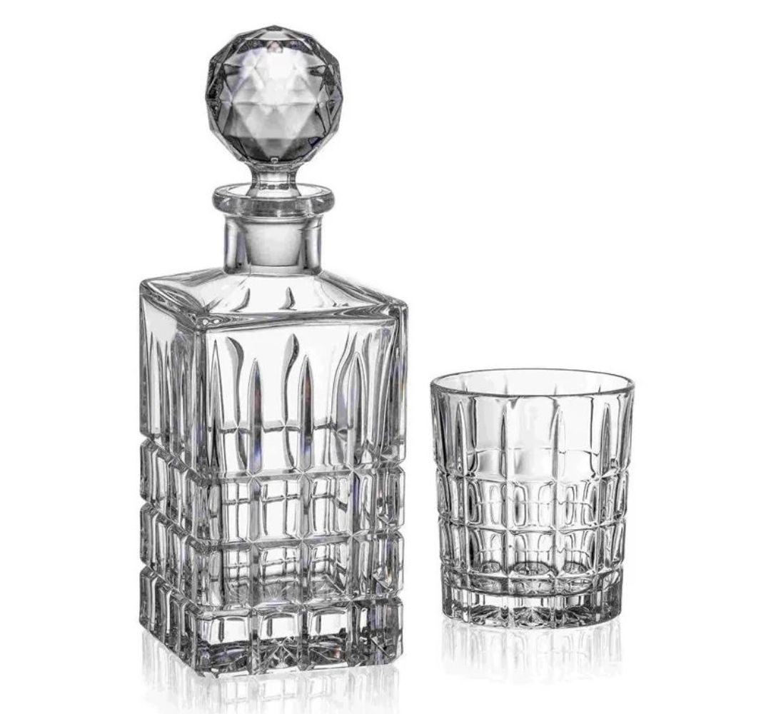 Zestaw do whisky karafka i szklanki (7el.) Bohemia - Diplomat