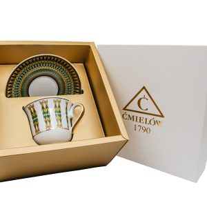 Filiżanka ze spodkiem Ćmielów - Astra India 250 ml