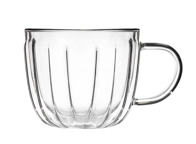 Komplet 2 filiżanek z podwójną ścianką 250 ml Vialli Design - Tulip 8784
