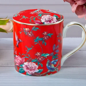 Kubek z sitkiem i pokrywką 360 ml - Marco Polo