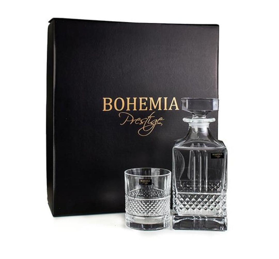 Komplet do whisky karafka i szklanki (7el.) Bohemia - Elegante