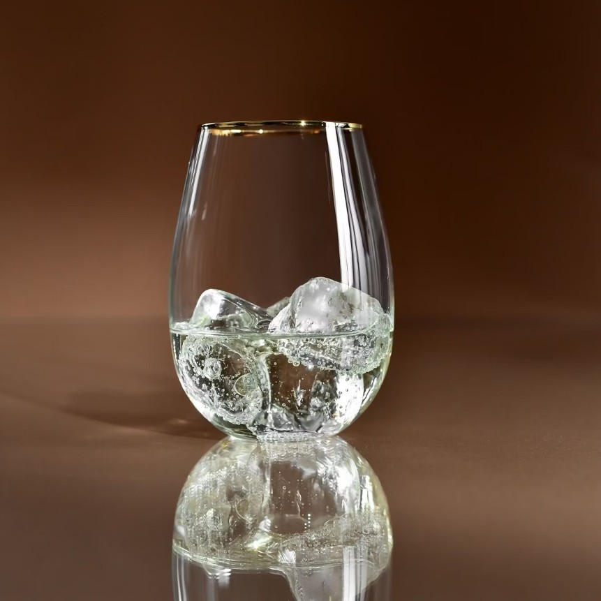 Szklanki do wina 500ml (6 szt.) Krosno - Harmony Gold