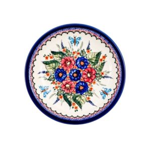 Talerz głęboki obiadowy 22,5 cm dek. 149art - Bolesławiec