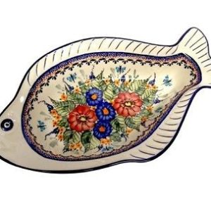 Półmisek ryba 44 cm Bolesławiec GU-1820/149ART