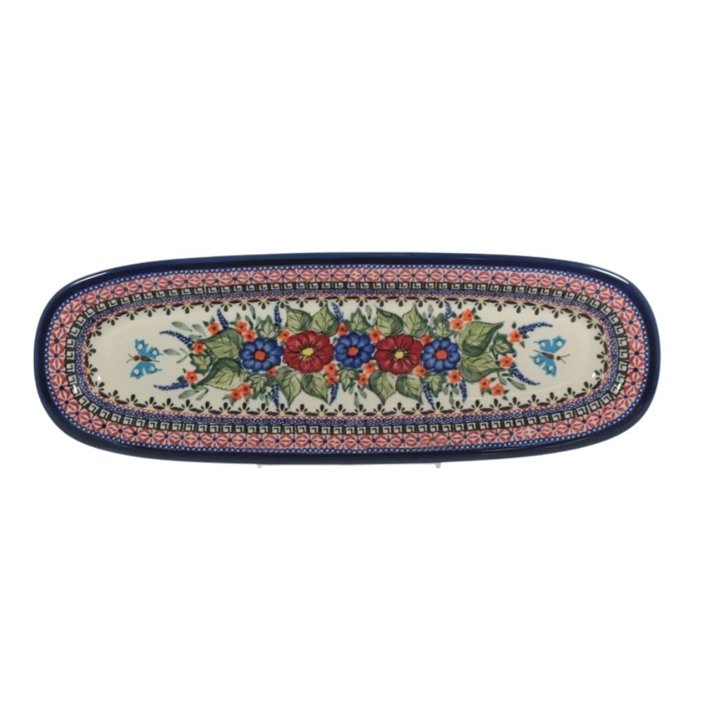 Półmisek owalny 49 cm dek. 149art - Bolesławiec