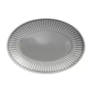 Półmisek owalny 24 cm Chodzież - Dalia GL06 Szary