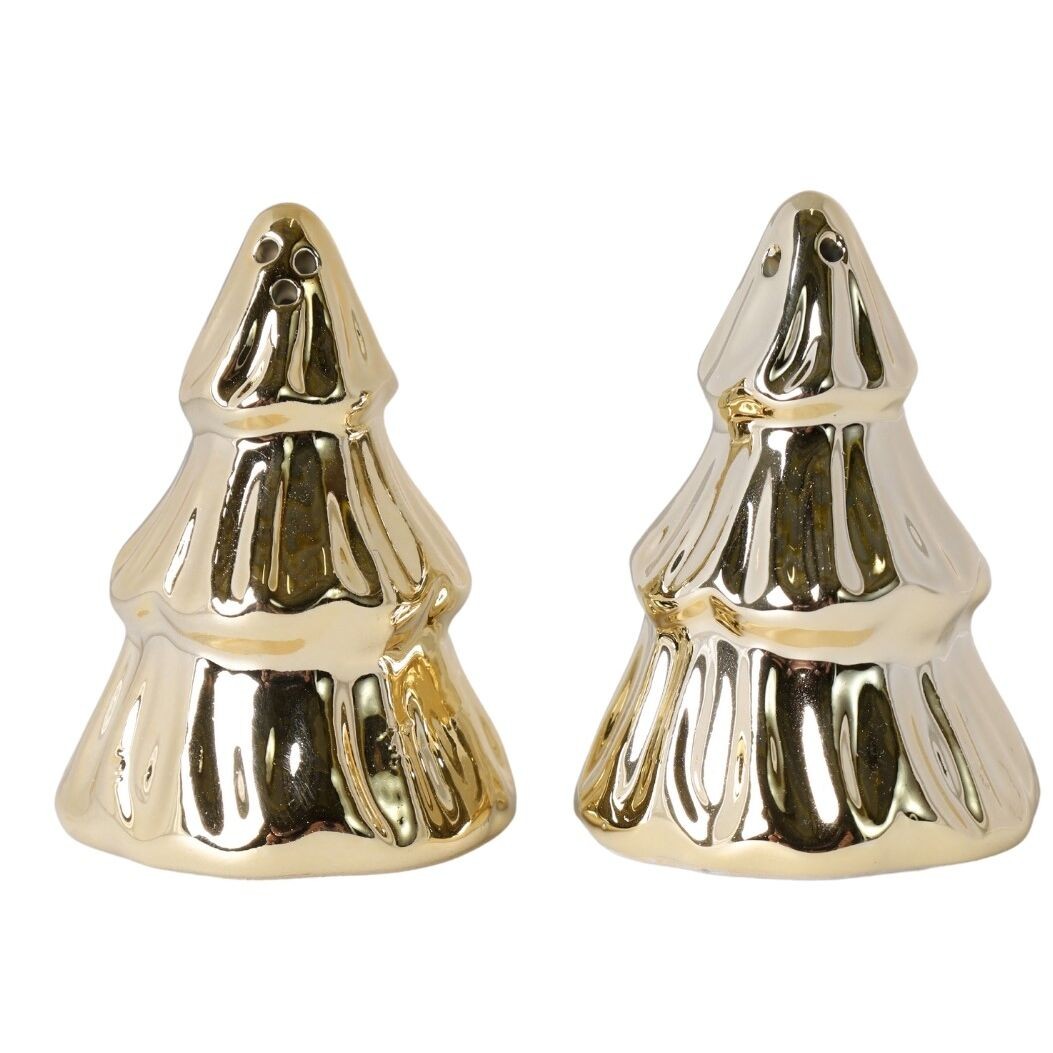 Choinka ceramiczna złota sól/pieprz 64168