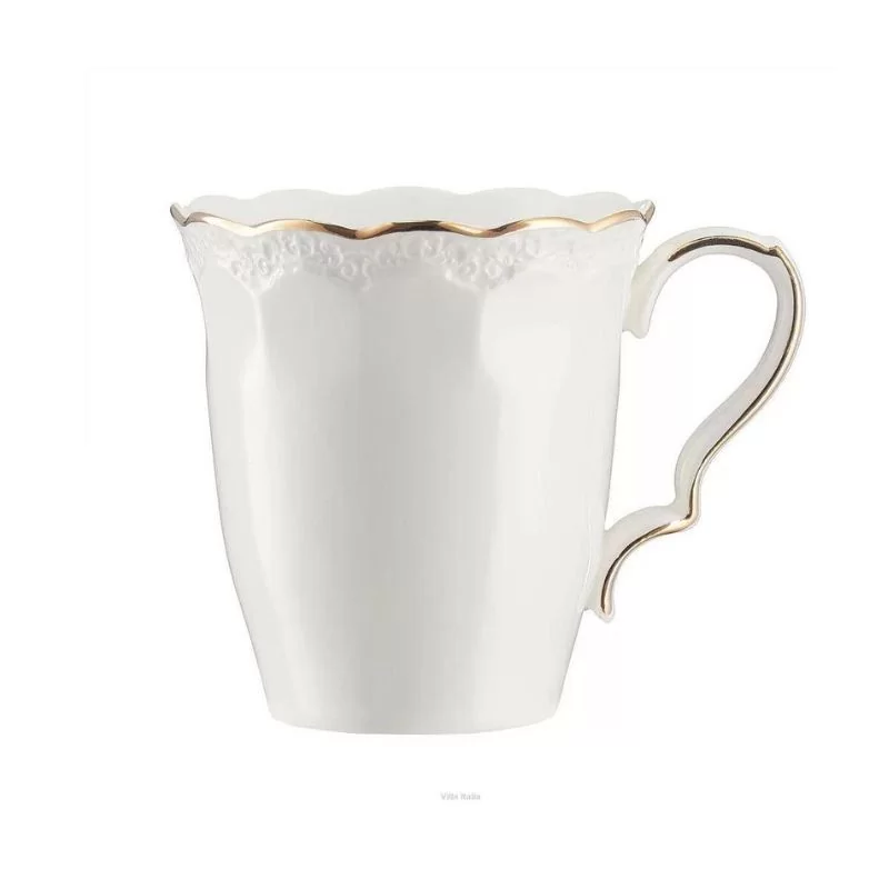 Kubek porcelanowy 280 ml Villa Italia - Rivet Gold