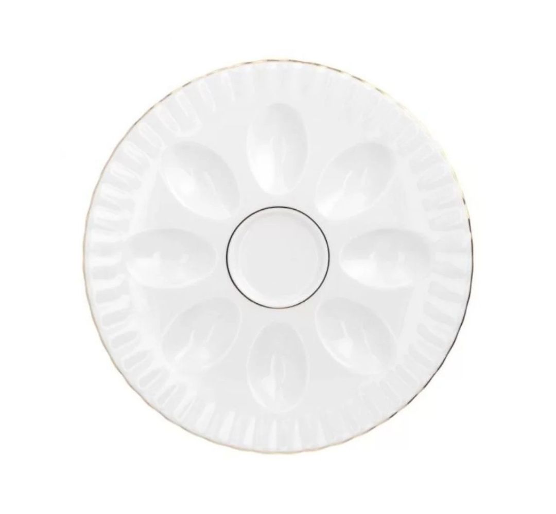 Półmisek okrągły do jaj 21 cm Chodzież - Iwona Złota Linia B014