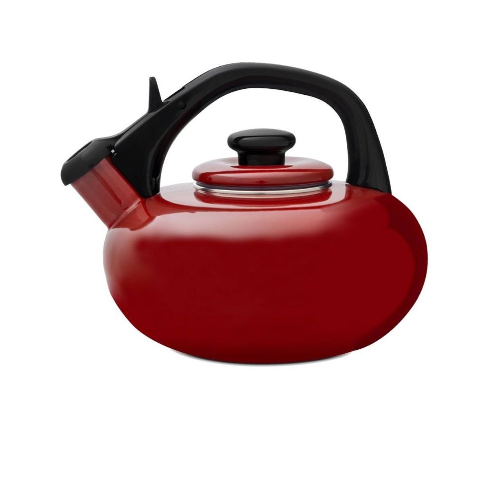 Czajnik emaliowany 2,5l czerwony Forchetto - Luna