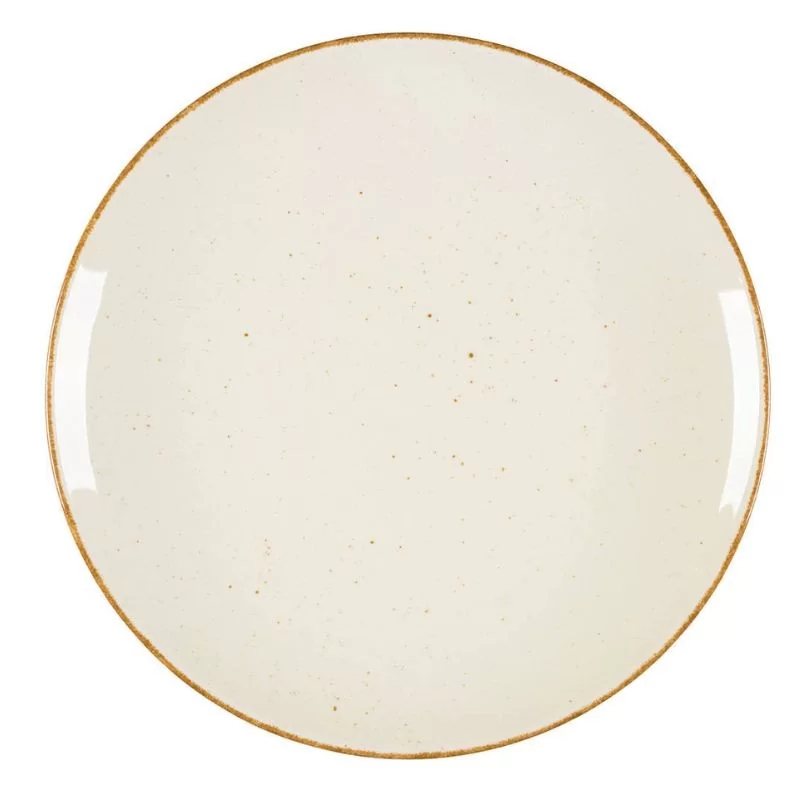 Talerz płytki 31 cm Lubiana - Hotel ART Kremowy