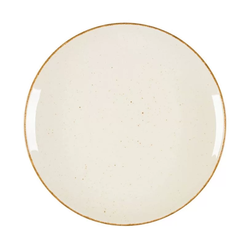 Talerz płytki 28 cm Lubiana - Hotel ART Kremowy