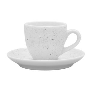 Filiżanka ze spodkiem 80 ml/12 cm Lubiana - Aida Art 6750 Kropki