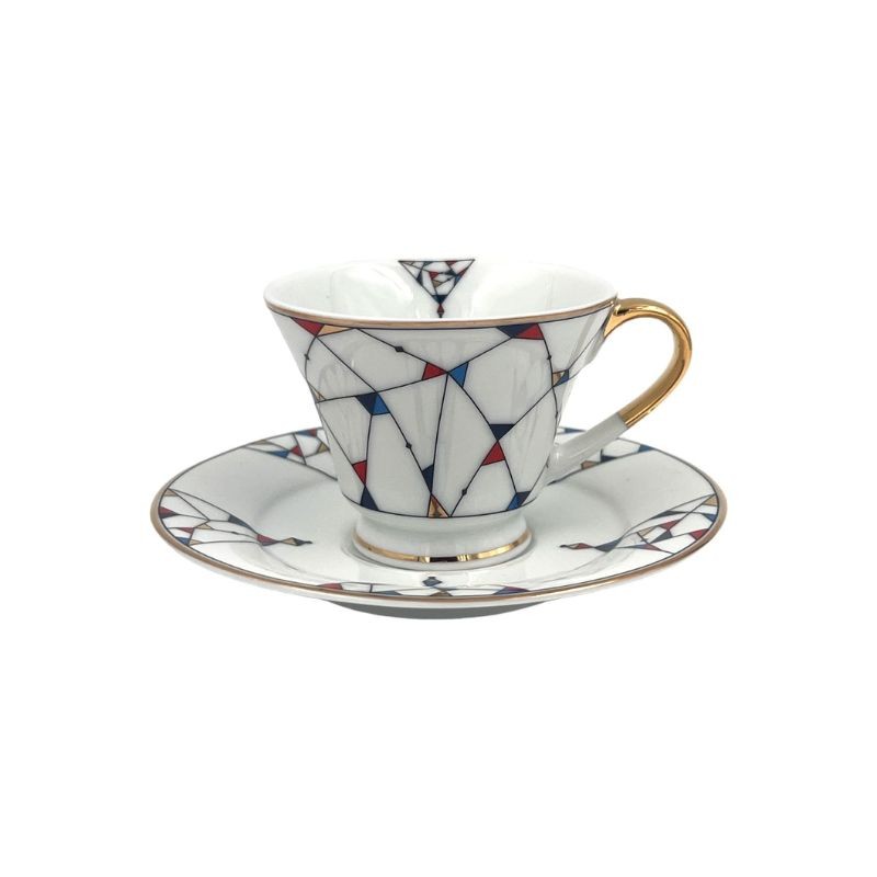 Filiżanka ze spodkiem espresso 90ml/13,2 cm Bogucice - ARLEKIN 1179