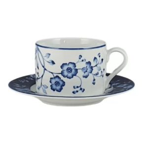 Filiżanka 220 ml ze spodkiem 15 cm  Bogucice - Evia Blue