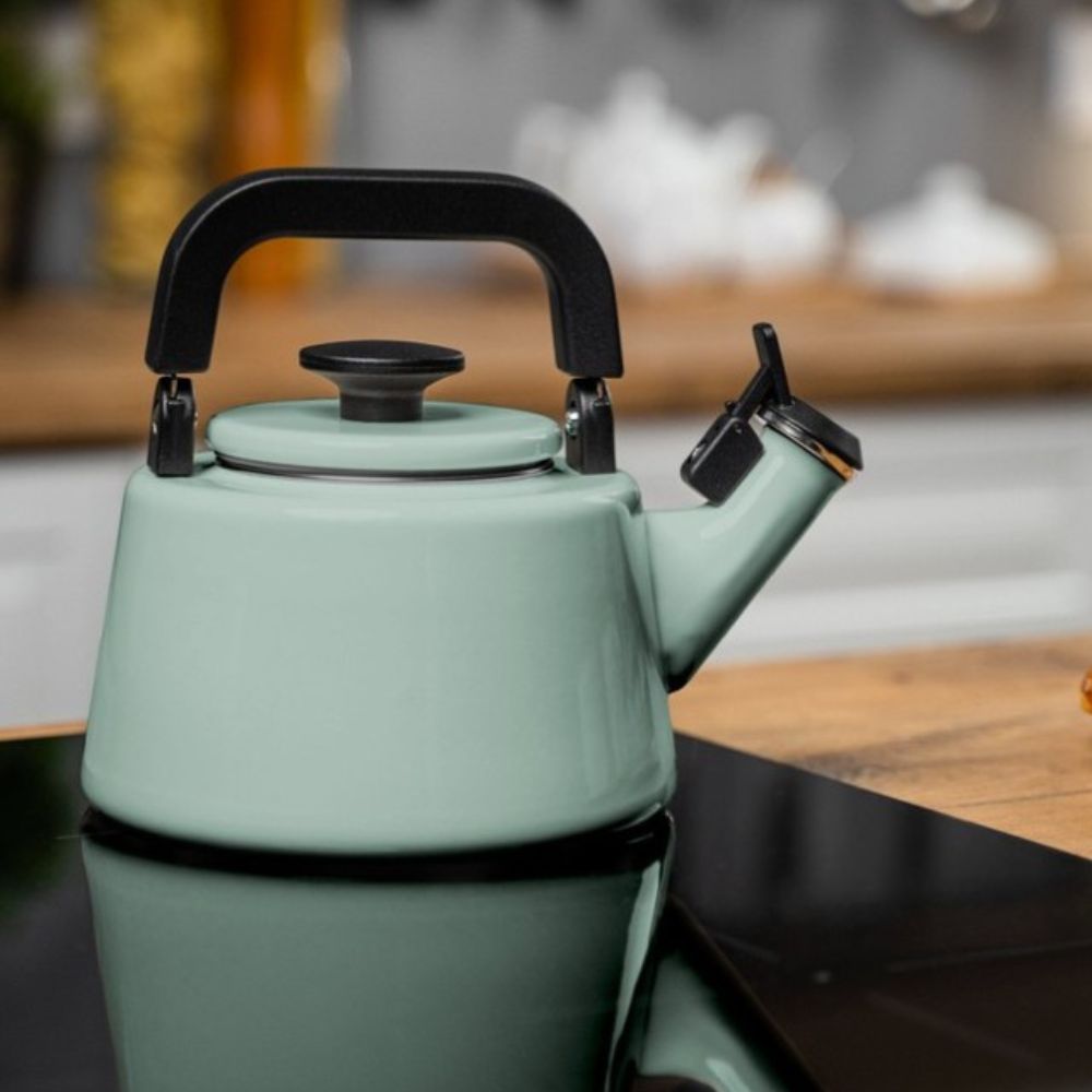 Czajnik emaliowany 2,1l morski Forchetto - Moderno - obrazek 2