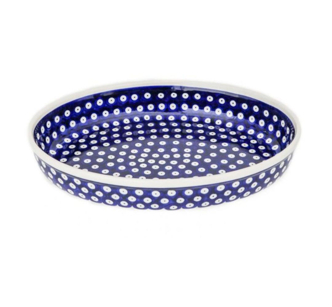 Półmisek owalny średni 31 cm dek. 42 - Bolesławiec