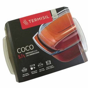 Naczynie żaroodporne brązowe 5,7l - Termisil