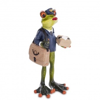 Figurka Żaba Listonosz 16,5 cm