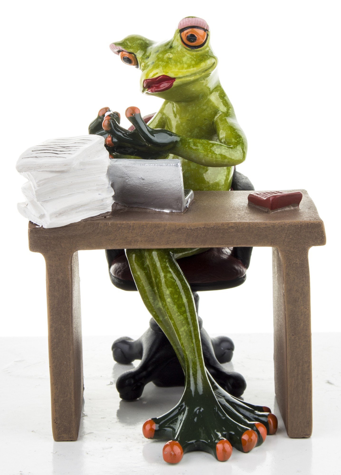 Figurka Żaba Sekretarka 14,5 cm