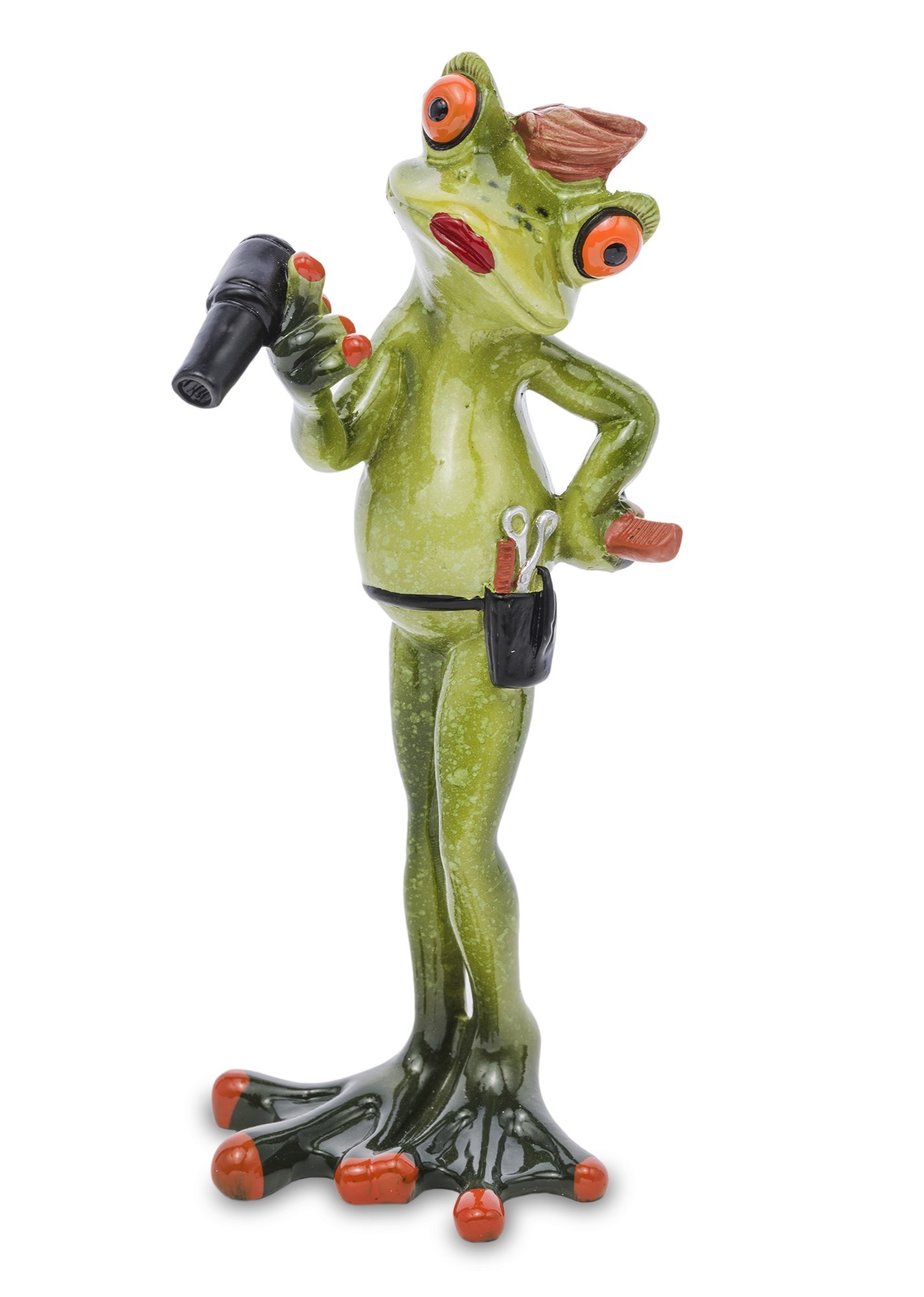 Figurka Żaba Fryzjerka 17 cm