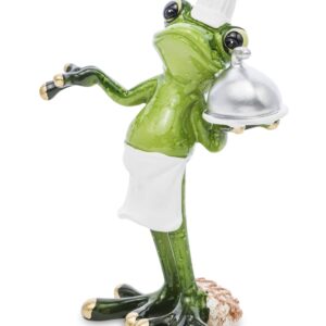 Figurka Żaba Kelner 15 cm