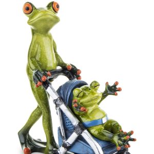 Figurka Żaba z Dzieckiem 16 cm