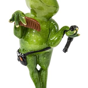Figurka Żaba Fryzjer 20 cm