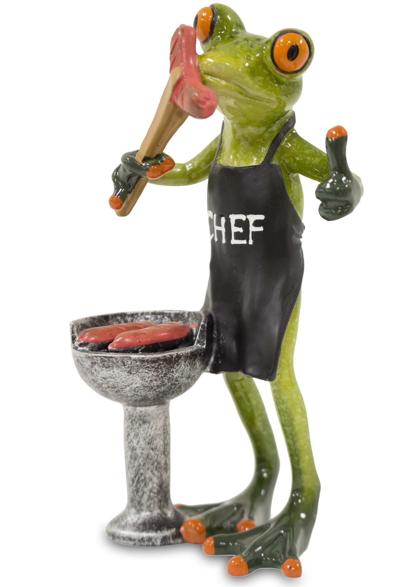Figurka Żaba z Grillem 16,5 cm