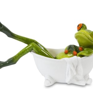 Figurka Żaba w Wannie 10,5 cm