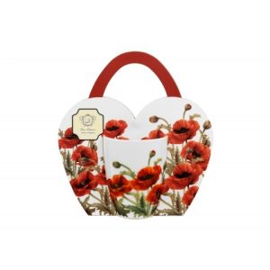 Kubek w koszyczku Classic Poppies 360 ml