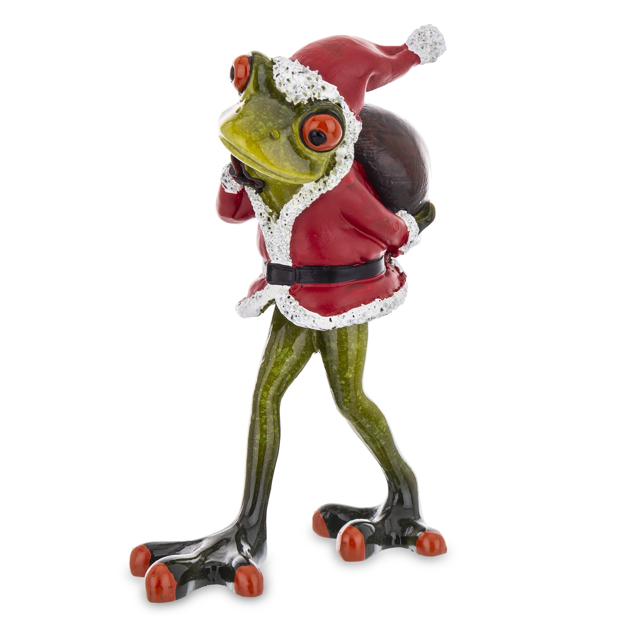 Figurka Świąteczna Żaba 14,5 cm