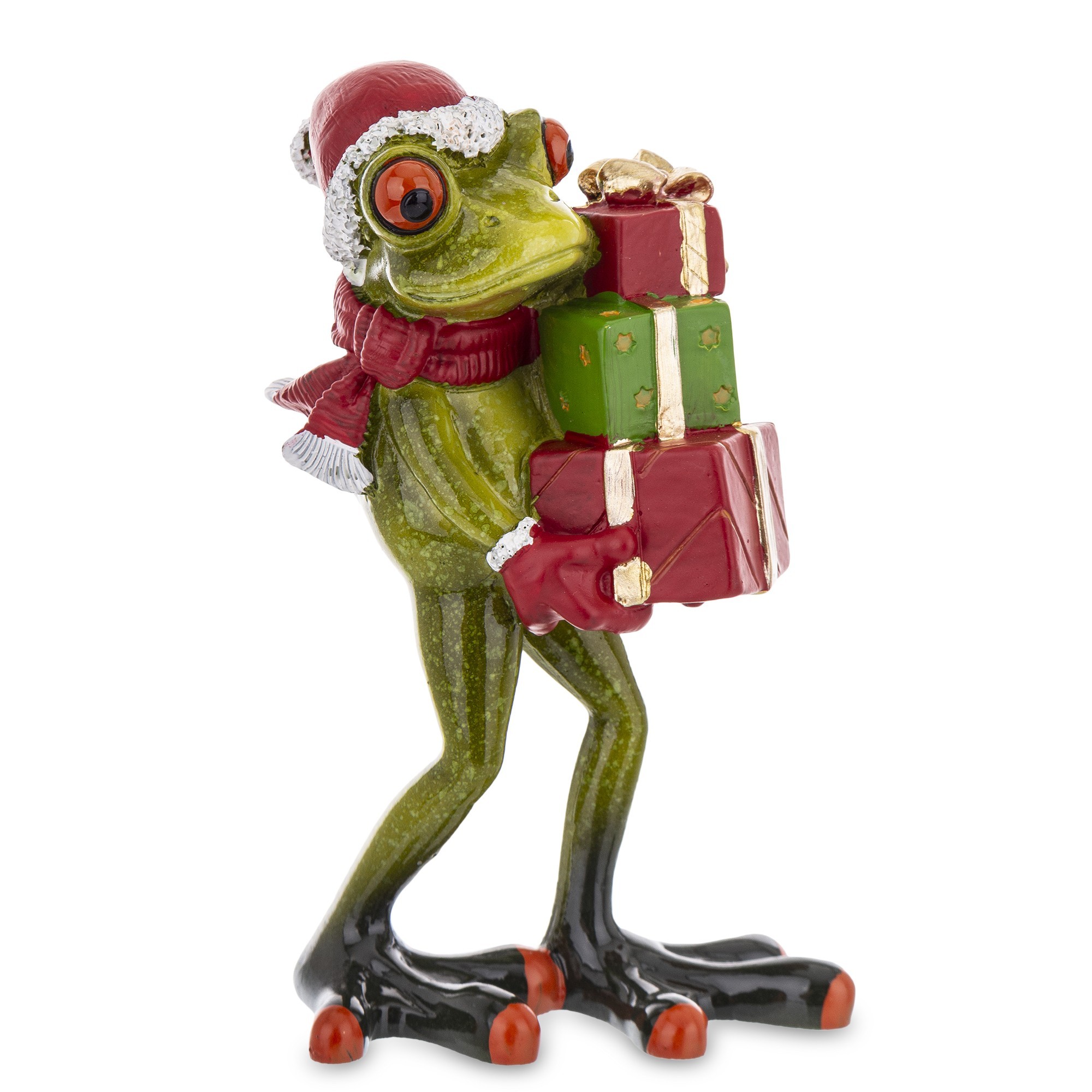 Figurka Świąteczna Żaba 14 cm