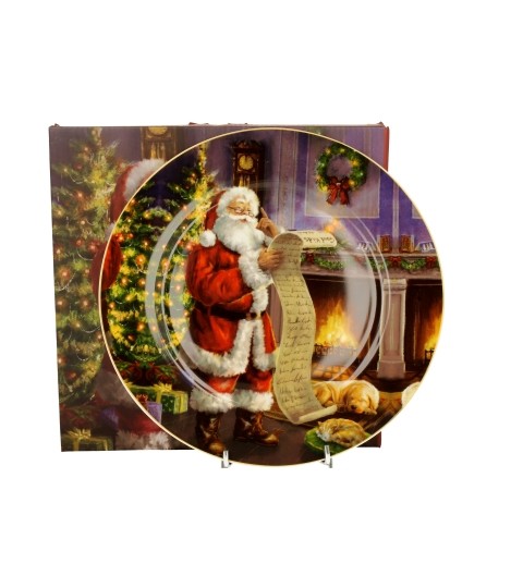 Talerz duży Santa Letter